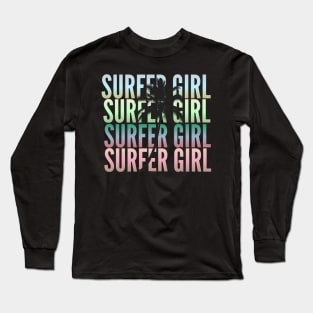 Surfer girl t-shirt Long Sleeve T-Shirt